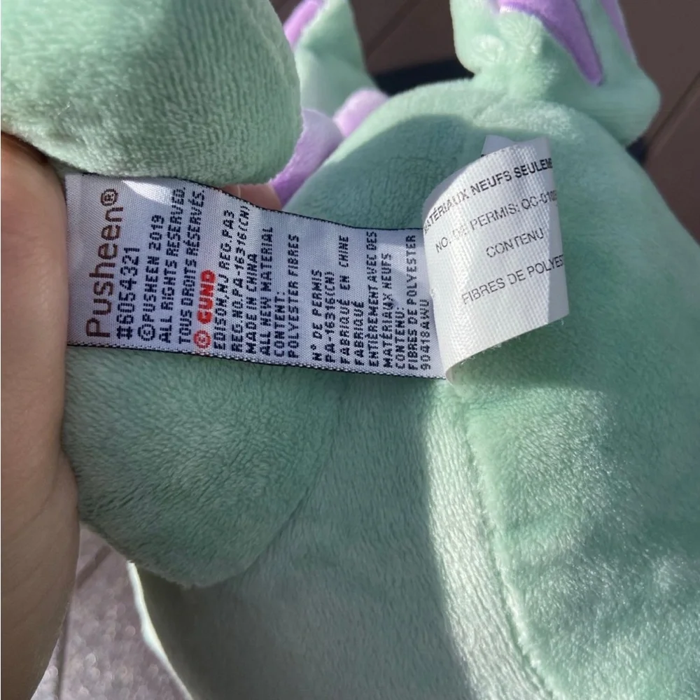 GUND Pusheen Dragonsheen Squeezer Wing Movement Stuffed Cat Dragon, Green - Picture 8 of 10
